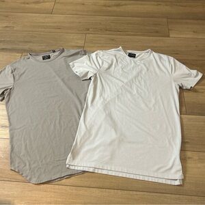 Cuts Clothing Hem T-Shirt Bundle Pyca Pro AO Curve & Split Hem Athleisur Mens M